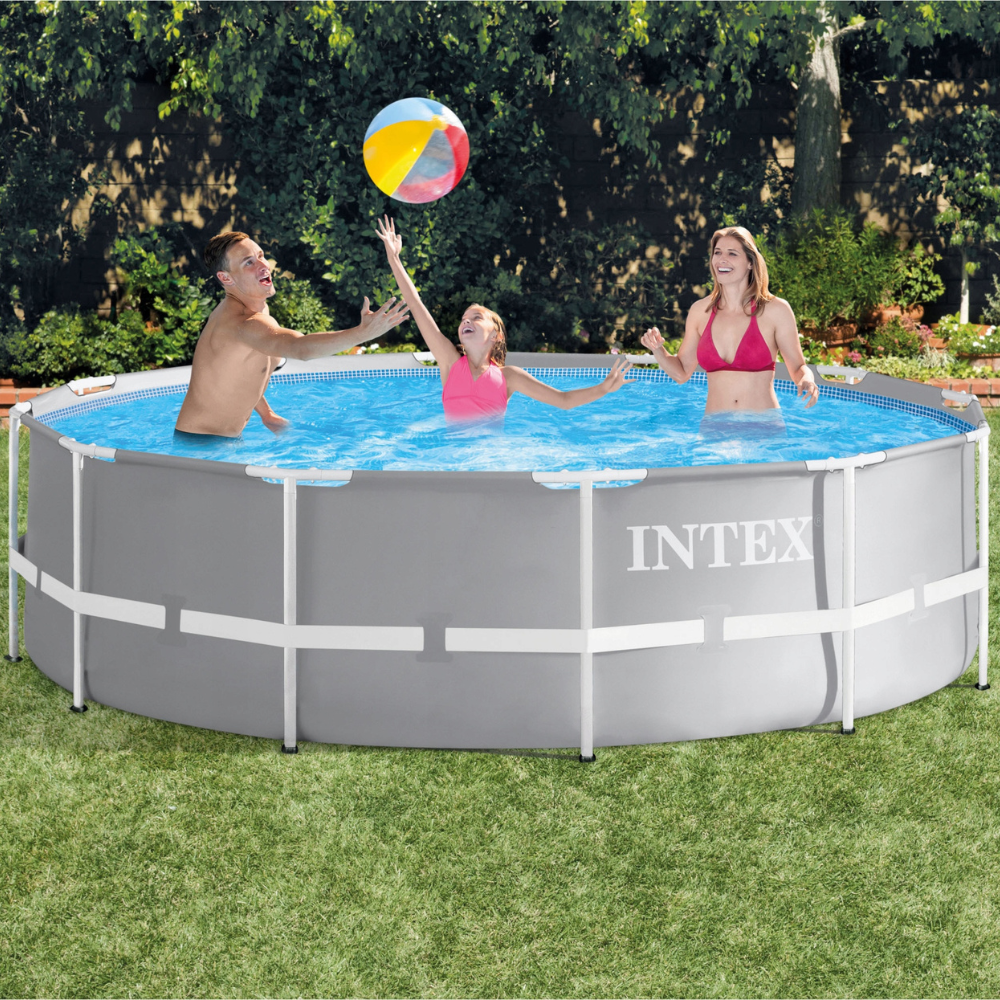 BASEN OGRODOWY Z DRABINKĄ I POMPĄ RAMOWĄ 366 x 99 INTEX 26716 MODEL 2026