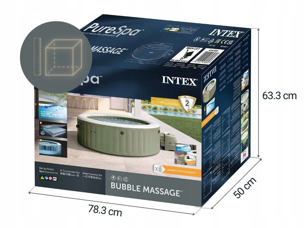 INTEX Dmuchane Spa Hydromasaż 6 osób osobowe MODEL 2026