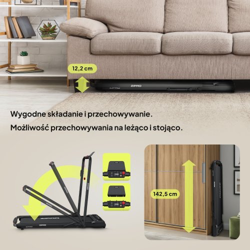 Zipro Newlite - Kompaktowa Bieżnia Elektryczna