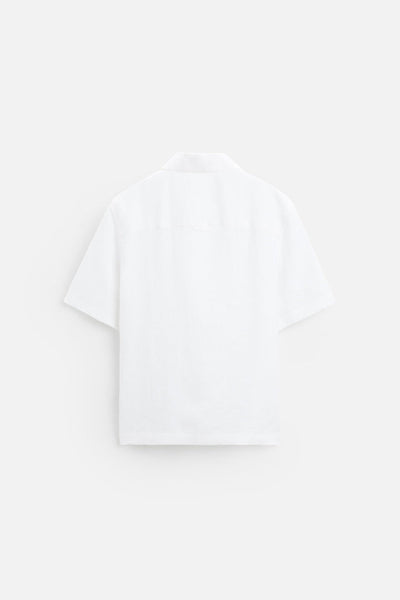 Premium linen summer set white