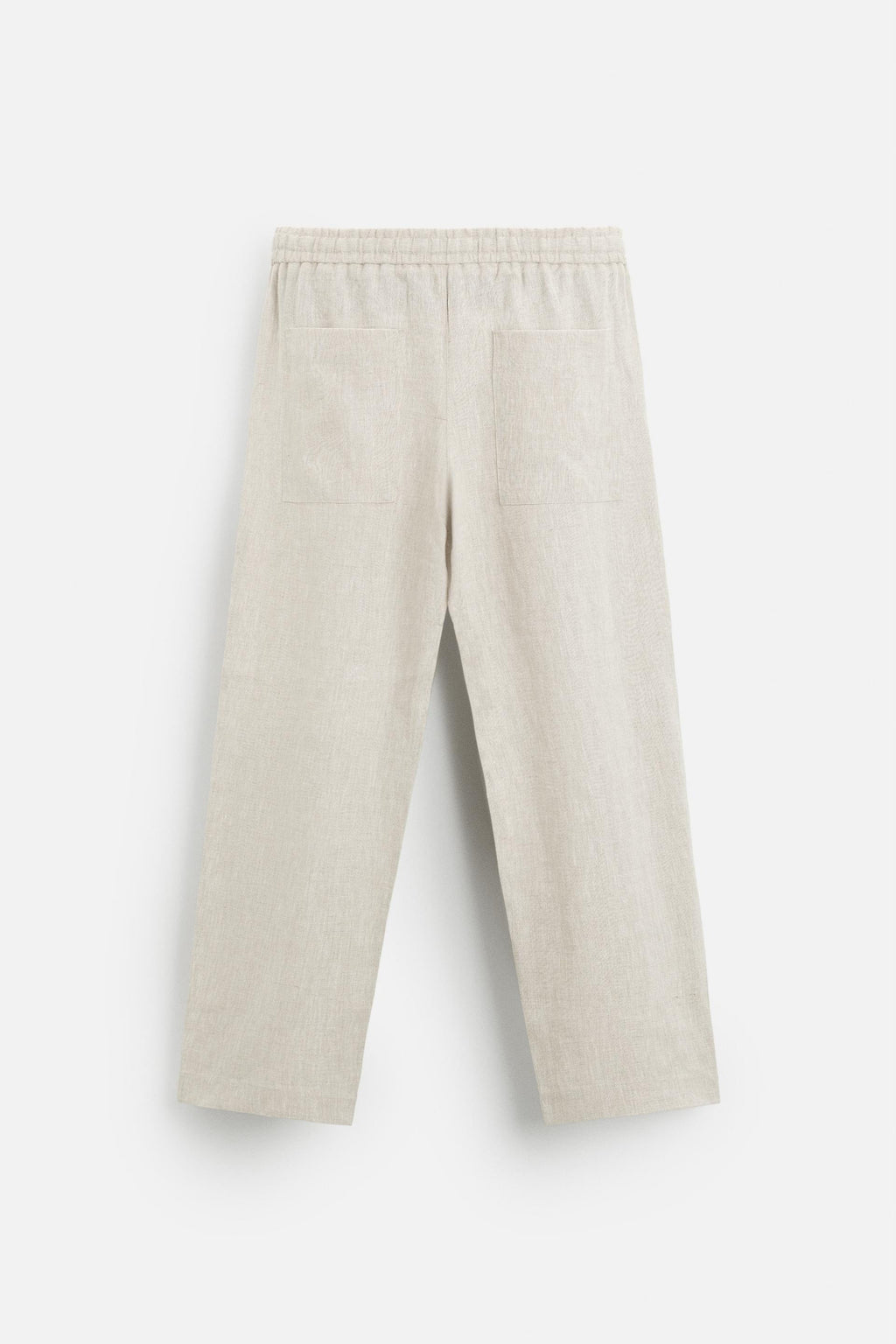 Linen trousers light beige