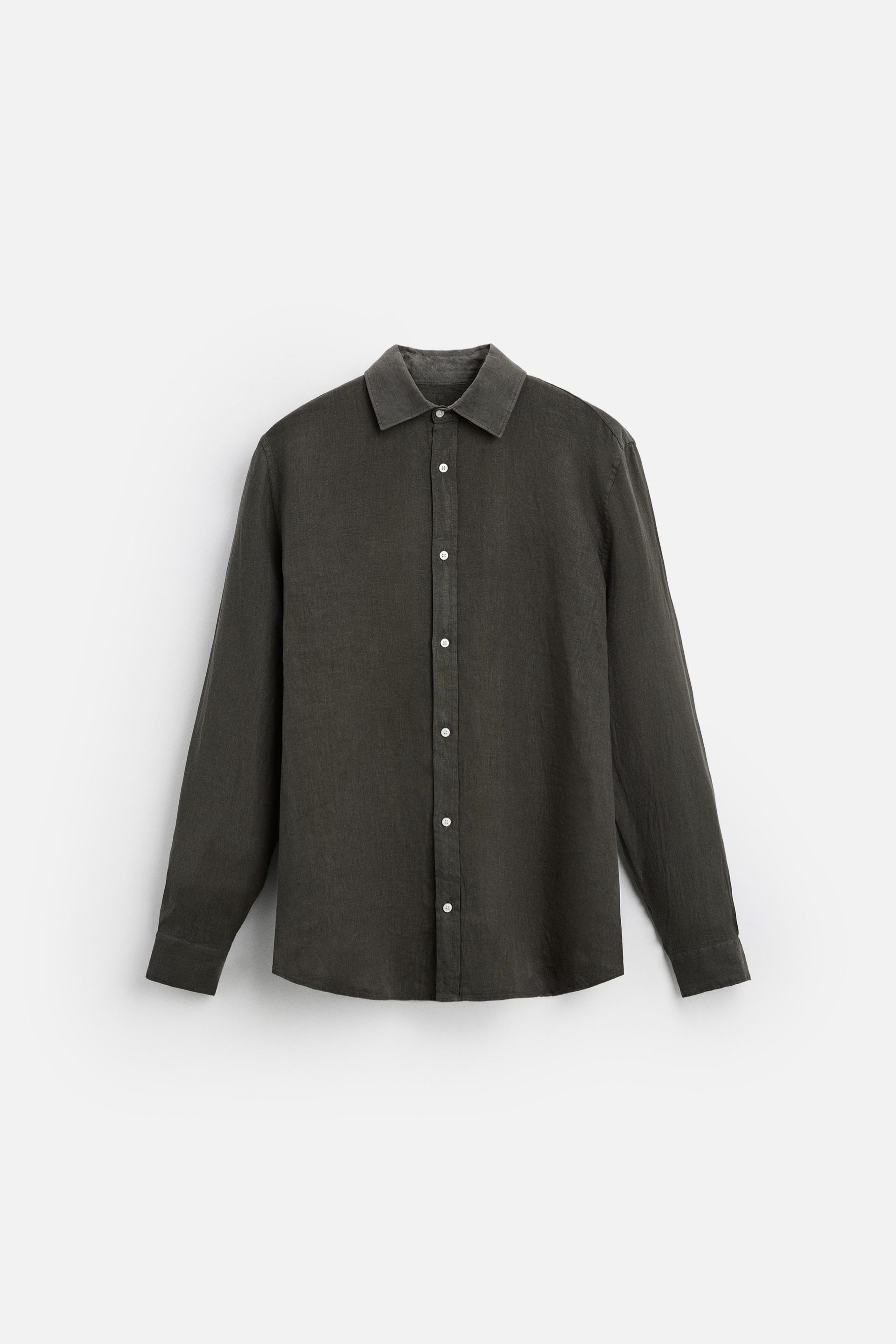 Linen shirt gray/brown/green or something