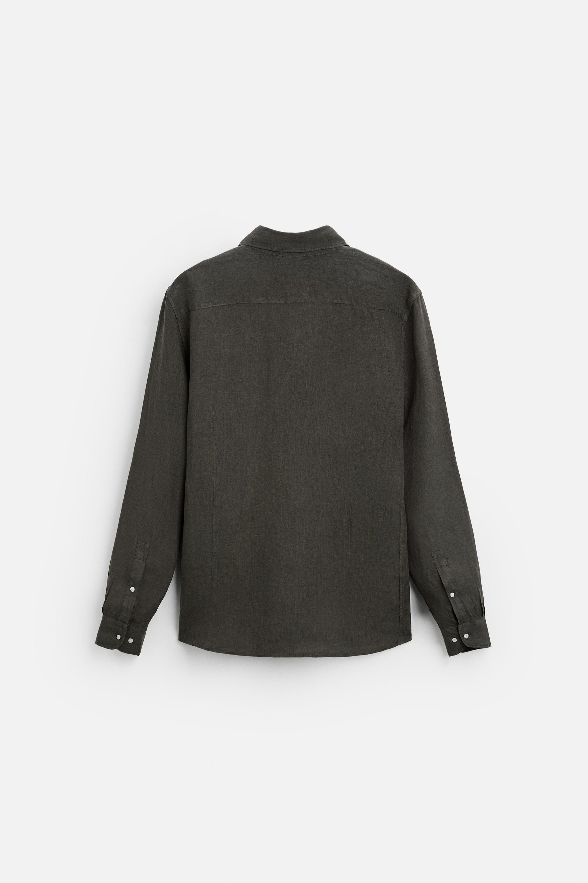 Linen shirt gray/brown/green or something