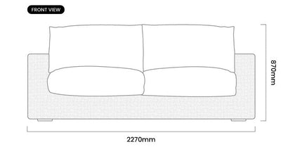 Panama Lounge Set (Slate) – Monochromatic Sophistication