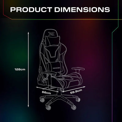 X ROCKER - AGILITY ESPORTS FOTEL GAMINGOWY Z RGB NEO MOTION SYNC™