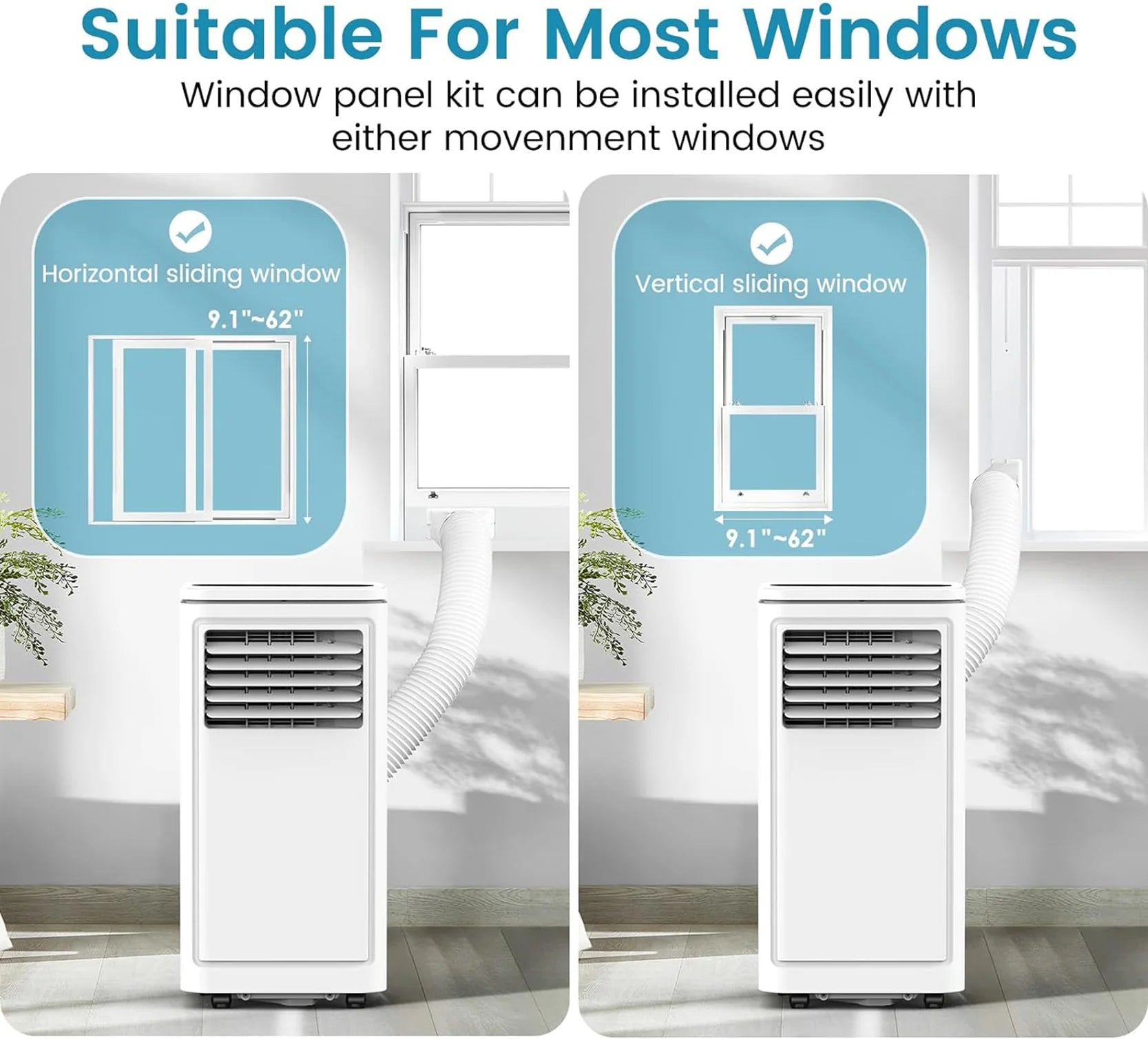 Przenośny klimatyzator COWSAR 10 000 BTU – energooszczędny i wielofunkcyjny